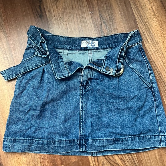 We the Free Denim Belted Skirt - Picture 6 of 6